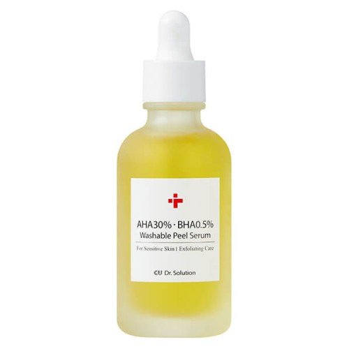 Сироватка-пілінг з кислотами CU Dr.Solution AHA 30% BHA 0.5% Washable Peel Serum