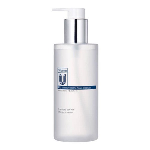 Очищувальний засіб для обличчя 2 в 1 CU Vitamin U Oil To Foam Cleanser
