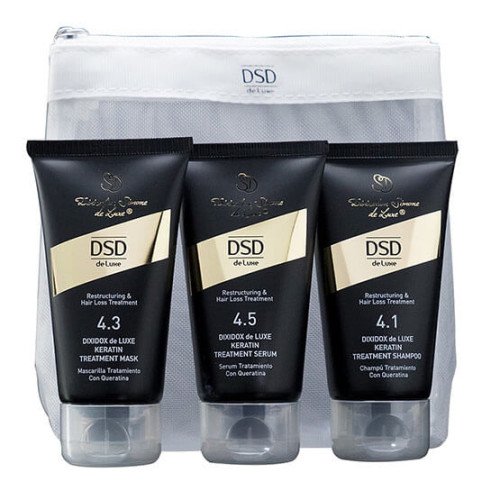 Набір для волосся (шампунь, маска, сироватка) DSD de Luxe Travel Kit (4.1 + 4.3 + 4.5)