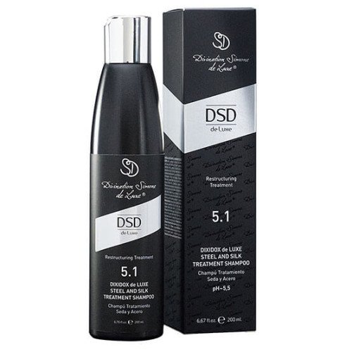 Шампунь для пошкодженого волосся DSD de Luxe 5.1 Steel and Silk Treatment Shampoo