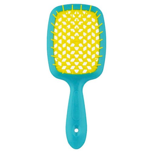 Щітка для волосся Janeke Superbrush The Original (жовто-блакитна)