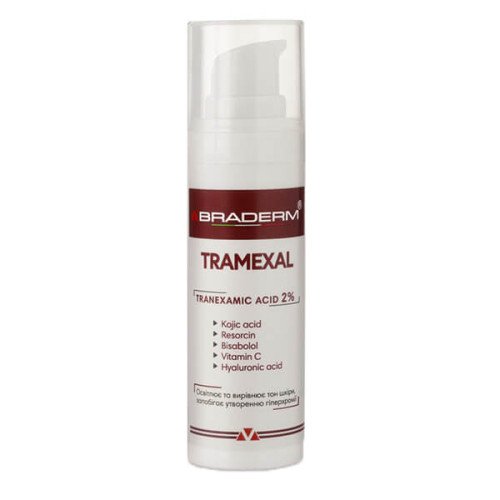 Крем для освітлення всіх типів пігментації Braderm Tramexal Cream