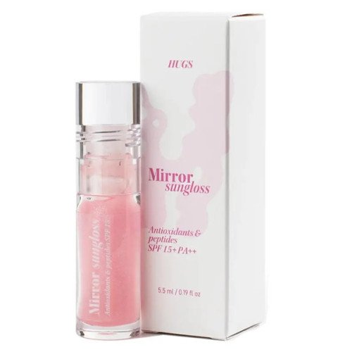 Сонцезахисний блиск для губ Hugs Mirror Sungloss Antioxidants & Peptides SPF 20 PA++