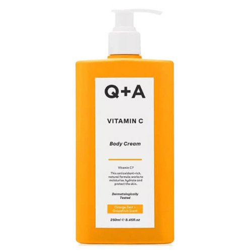 Зволожувальний крем для тіла з вітаміном С Q+A Vitamin C Body Cream 