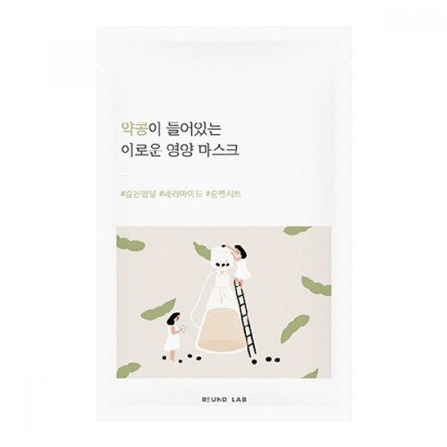 Відновлююча маска з екстрактом бобів і церамідами Round Lab Soybean Nourishing Mask Sheet