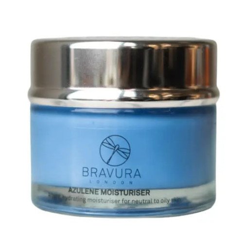 Зволожувальний заспокійливий крем з азуленом Bravura London Azulene Moisturiser