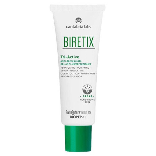 Гель з кислотами і ретинолом для шкіри з акне Cantabria Labs Biretix Tri-Active Anti-Blemish Gel
