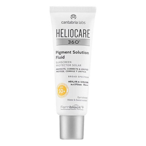 Сонцезахисний флюїд з відтінком Cantabria Labs Heliocare 360° Pigment Solution Fluid Spf 50+