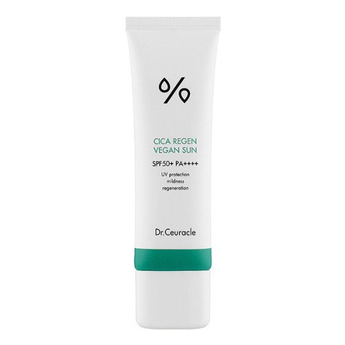 Сонцезахисний крем з центелою Dr.Ceuracle Cica Regen Vegan Sun SPF 50+ PA++++ 