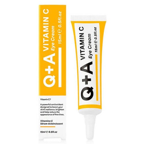 Антиоксидантний крем для контуру очей з вітаміном C Q+A Vitamin C Eye Cream (до 10.2026)