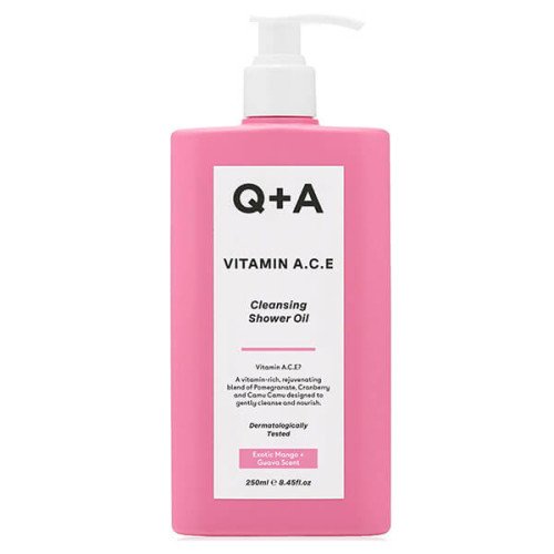 Вітамінізована олія для душу Q+A Vitamin A.C.E Cleansing Shower Oil