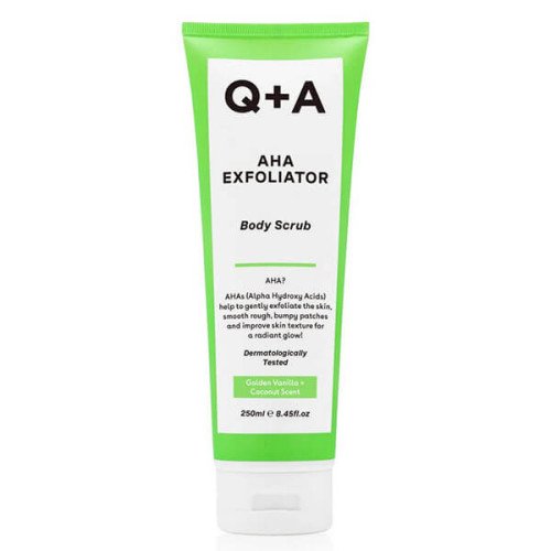 Скраб для тіла з фруктовими кислотами Q+A AHA Exfoliator Body Scrub