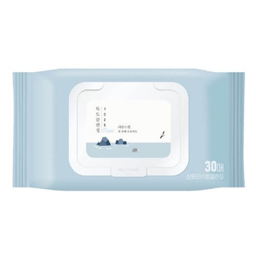 Очищувальні серветки для обличчя Round Lab 1025 Dokdo Cleansing Tissue