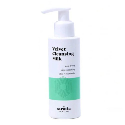Очищувальне молочко для чутливої шкіри Stratia Velvet Cleansing Milk 