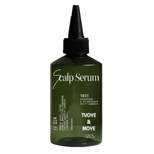 Стимулююча сироватка для росту волосся Tvoye Moye Scalp Serum (до 07.2026)