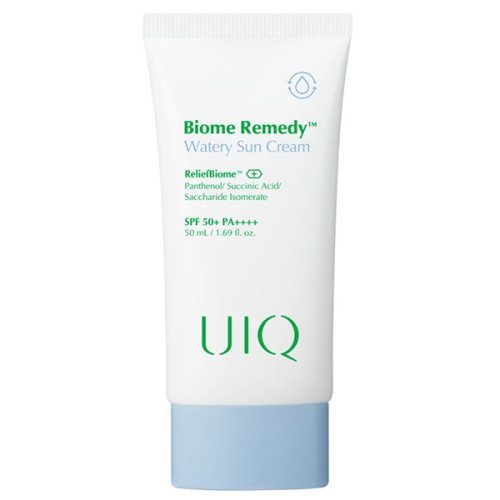 Зволожувальний сонцезахисний крем UIQ Biome Remedy Watery Sun Cream SPF 50+ PA++++