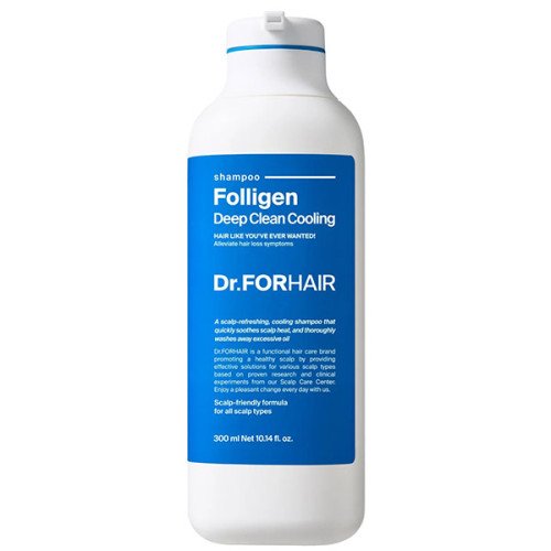 Шампунь для глибокого очищення шкіри голови Dr.Forhair Folligen Deep Clean Cooling Shampoo