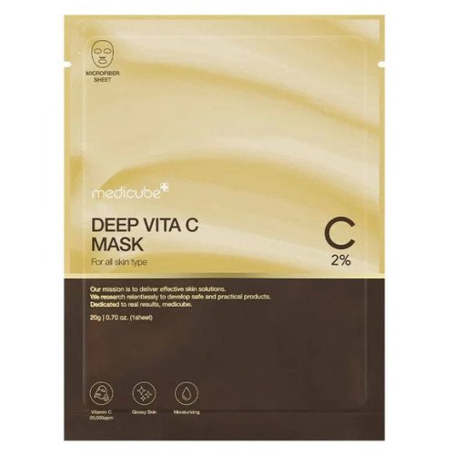 Маска для покращення тону шкіри з вітаміном С Medicube Deep Vita C Mask