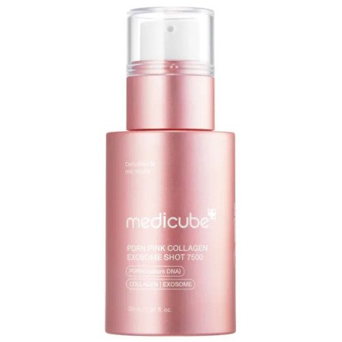 Оновлююча сироватка з полінуклеотидами і спікулами Medicube PDNR Pink Collagen Exosome Shot 7500