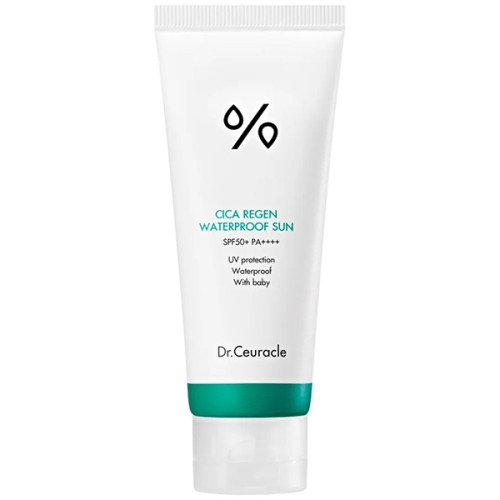 Водостійкий сонцезахисний крем Dr.Ceuracle Cica Regen Waterproof Sun SPF50+ PA++++ 