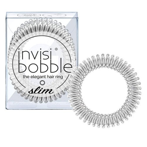 Набір з трьох резинок-пружинок Invisibobble Slim Chrome Sweet Chrome
