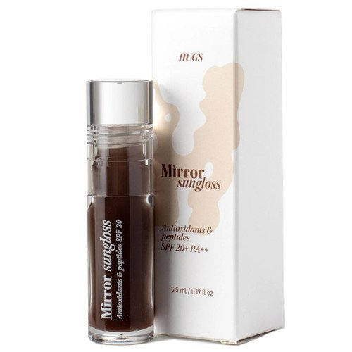 Блиск для губ з сонцезахистом Hugs Mirror Sungloss Cold Brew SPF 20+ PA++