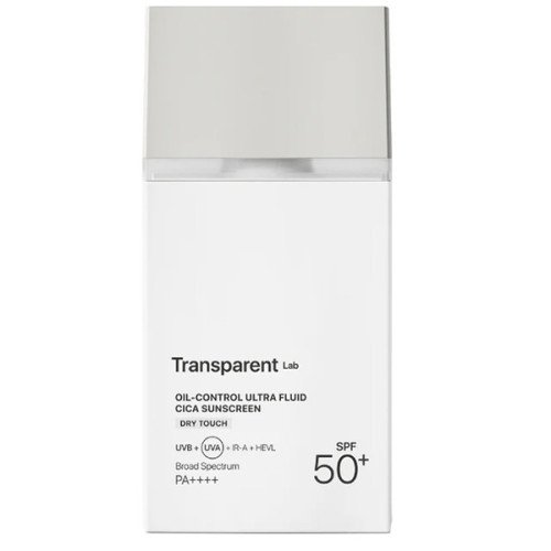 Сонцезахисний флюїд з матуючим ефектом Transparent Lab Ultra Fluid Cica Sunscreen SPF 50+ PA++++