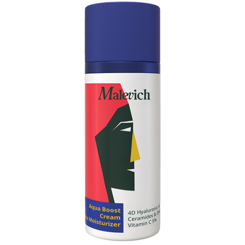 Зволожувальний крем з церамідами і вітаміном С Malevich Aqua Boost Cream Xtra Moisturizer