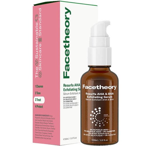 Сироватка з гліколевою і саліциловою кислотою Facetheory Resurfa AHA BHA Exfoliating Serum