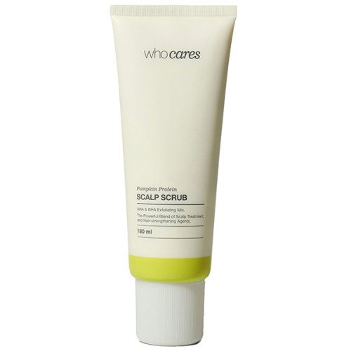 Пілінг для шкіри голови з кислотами WhoCares Pumpkin Protein Scalp Scrub